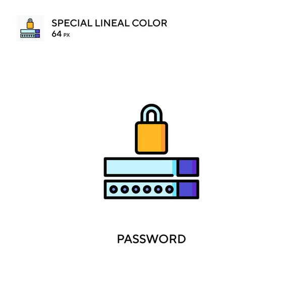 Passwort Spezielles Lineares Farbvektorsymbol Passwort Symbole Für Ihr Geschäftsprojekt — Stockvektor