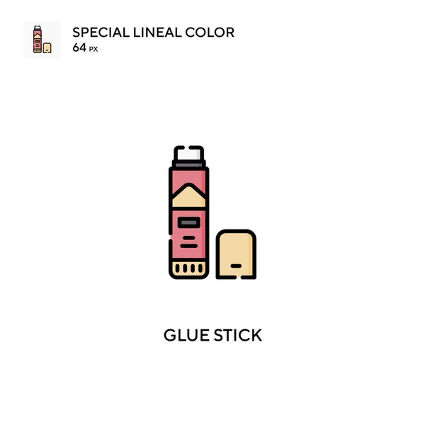 Pegamento Stick Icono Especial Vector Color Lineal Iconos Barra Pegamento — Vector de stock