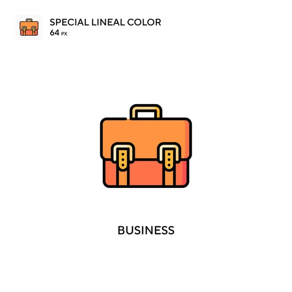 Business Special Linjal Färg Vektor Ikon Affärsikoner För Ditt Affärsprojekt — Stock vektor