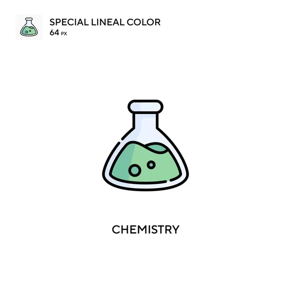 Chemie Spezielles Lineares Farbvektorsymbol Chemie Symbole Für Ihr Geschäftsprojekt — Stockvektor