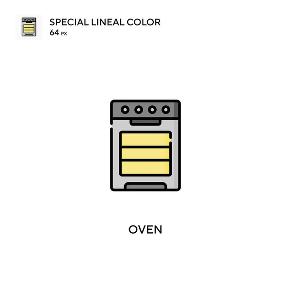 Oven Special Lineal Color Vector Icon Oven Icons Your Business — Stock Vector