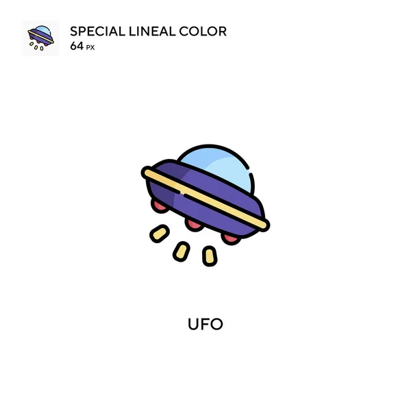 Ufo Special Lineal Color Vector Icon Ufo Icons Your Business — Stock Vector
