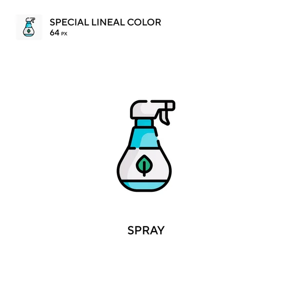 Spray Spezielles Lineares Farbvektorsymbol Sprühsymbole Für Ihr Geschäftsprojekt — Stockvektor