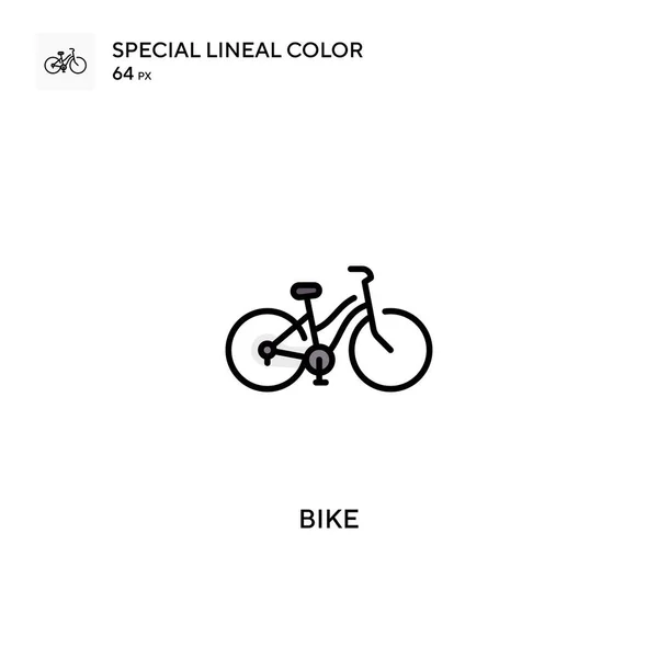 Bike Special Lineal Color Vector Icon Bike Icons Your Business — Stock Vector