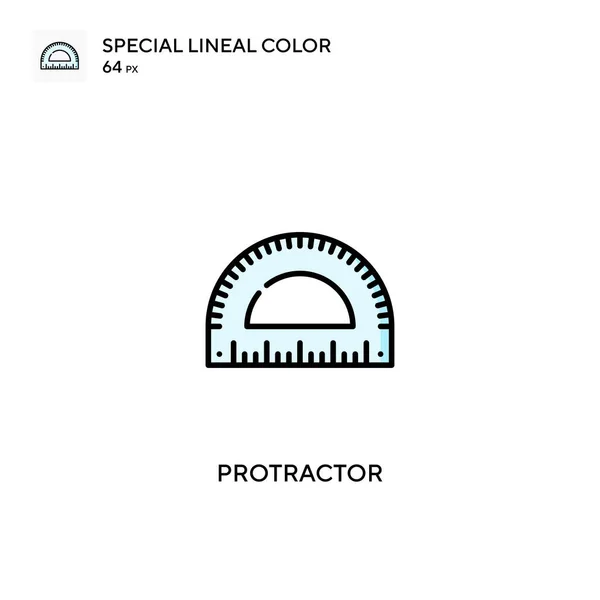 Winkelmesser Spezielles Lineares Farbvektorsymbol Winkelsymbole Für Ihr Geschäftsprojekt — Stockvektor