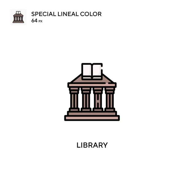 Library Special lineal color vector icon. Library icons for your business project