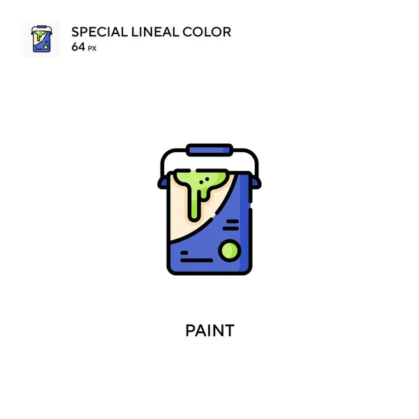 Pintura Icono Especial Vector Color Lineal Iconos Pintura Para Proyecto — Vector de stock