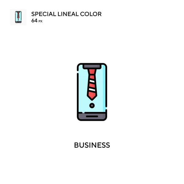 Business Special Lineal Color Vector Icon Business Icons Your Business — Stock Vector