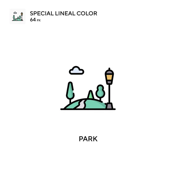 Park Speciale Lijnkleur Vector Icoon Park Iconen Voor Business Project — Stockvector