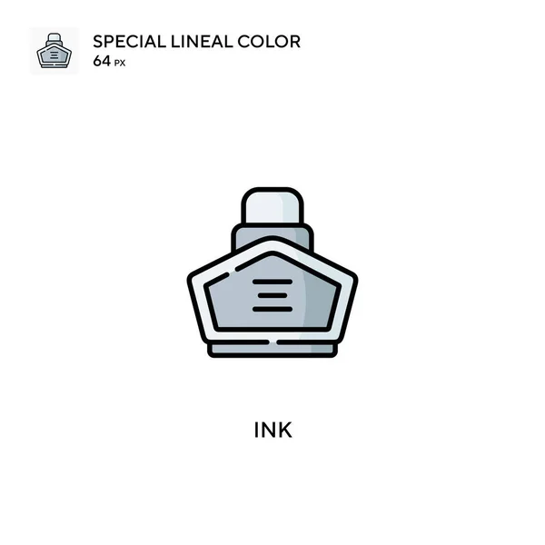 Tinte Spezielles Lineares Farbvektorsymbol Tintensymbole Für Ihr Geschäftsprojekt — Stockvektor