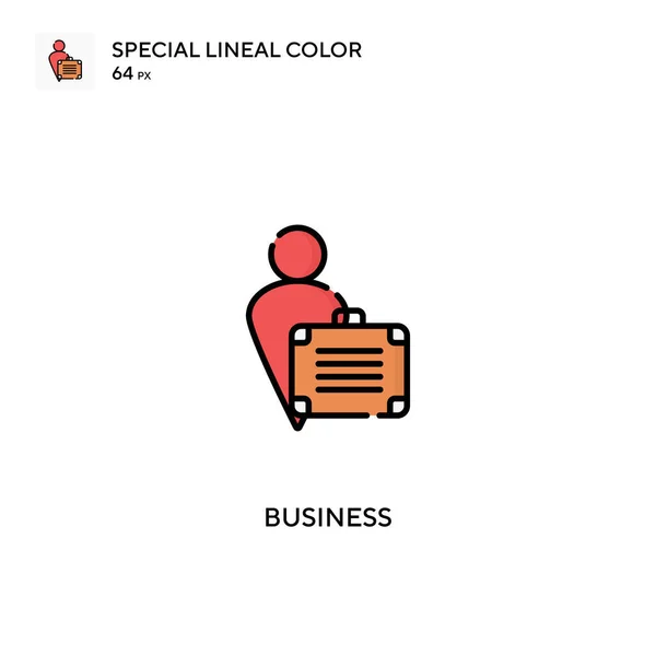 Business Special Lineal Color Vector Icon Firemní Ikony Pro Váš — Stockový vektor
