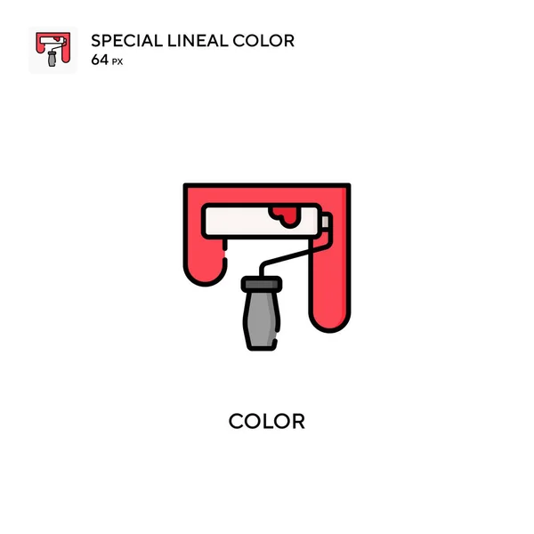 Color Icono Especial Vector Color Lineal Iconos Color Para Proyecto — Vector de stock