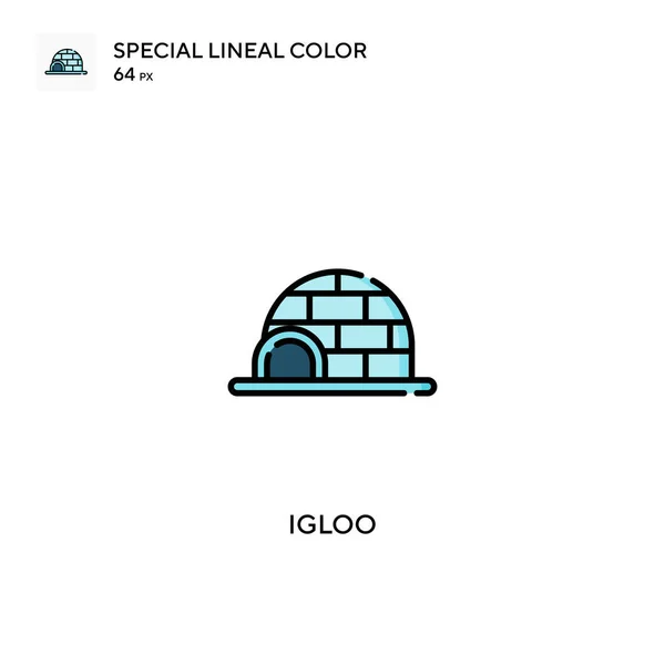 Igloo Special Lineal Color Vector Icon Igloo Icons Your Business Stock Vector