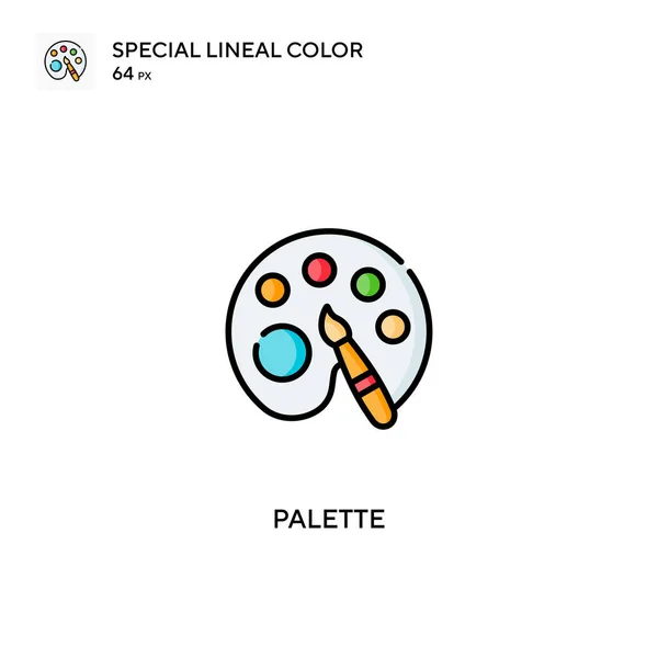 Palette Spezielles Lineares Farbvektorsymbol Palettensymbole Für Ihr Geschäftsprojekt — Stockvektor