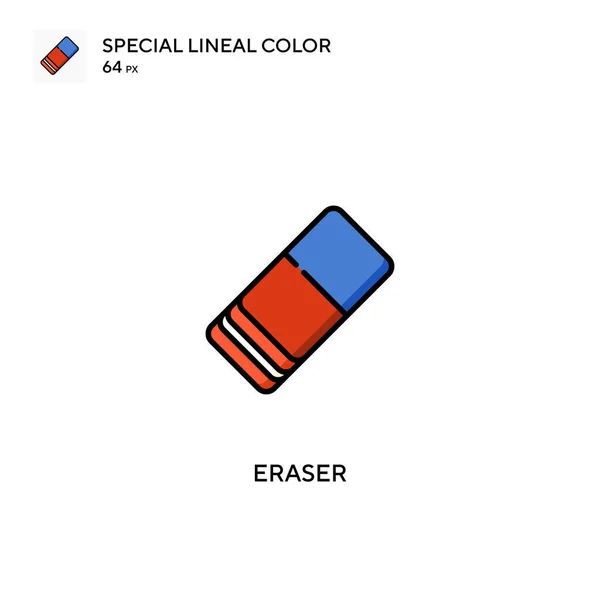 Borrador Icono Especial Vector Color Lineal Iconos Borrador Para Proyecto — Vector de stock