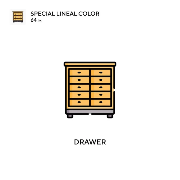 Ящик Спеціальний Лінійний Колір Вектор Піктограма Піктограми Ящиків Вашого Бізнес — стоковий вектор