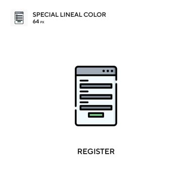 Özel doğrusal renk vektör simgesi kaydet. İş projeniz için simge kaydedin