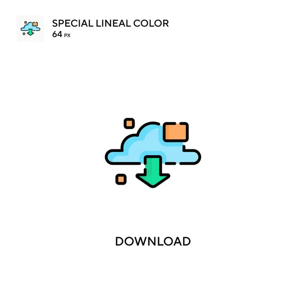 Télécharger Special Lineal Icône Vectorielle Couleur Téléchargez Des Icônes Pour — Image vectorielle