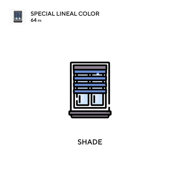 Shade Icono Especial Vector Color Lineal Iconos Sombra Para Proyecto — Vector de stock