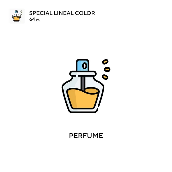 Perfume Icono Especial Vector Color Lineal Iconos Perfume Para Proyecto — Vector de stock