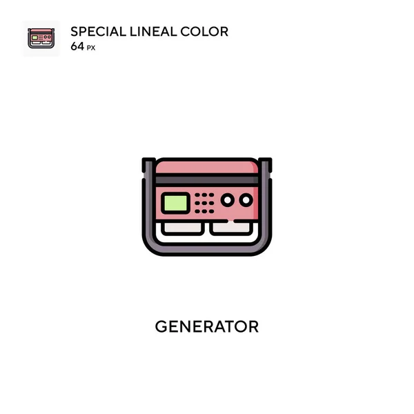 Générateur Spécial Lineal Icône Vectorielle Couleur Icônes Générateur Pour Votre — Image vectorielle