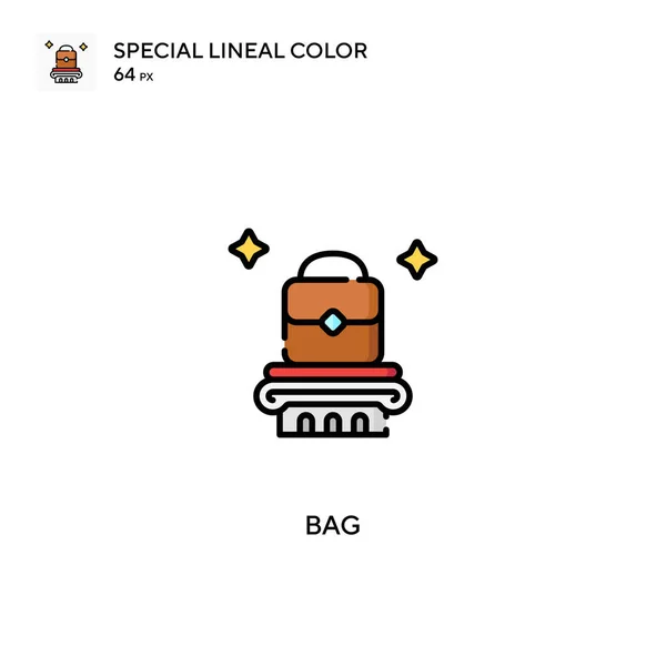 Bag Spezielles Lineares Farbvektorsymbol Taschensymbole Für Ihr Geschäftsprojekt — Stockvektor