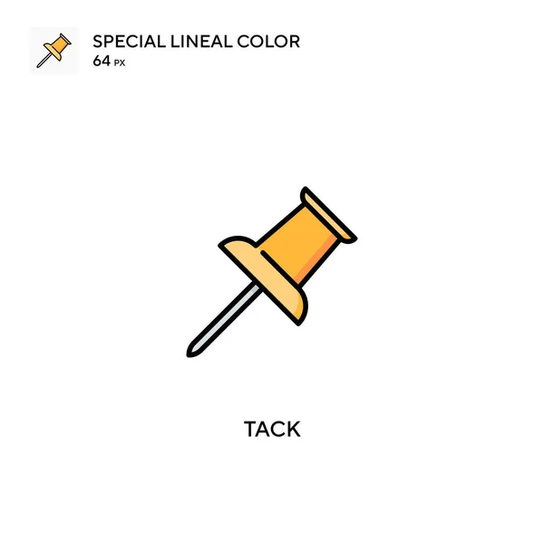 Tack Special Lineal Color Vector Icon 비즈니스 프로젝트용 아이콘 — 스톡 벡터
