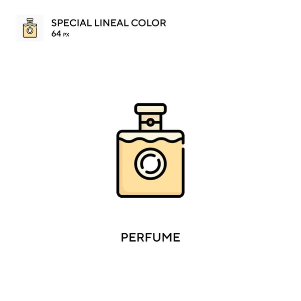 Perfume Icono Especial Vector Color Lineal Iconos Perfume Para Proyecto — Vector de stock