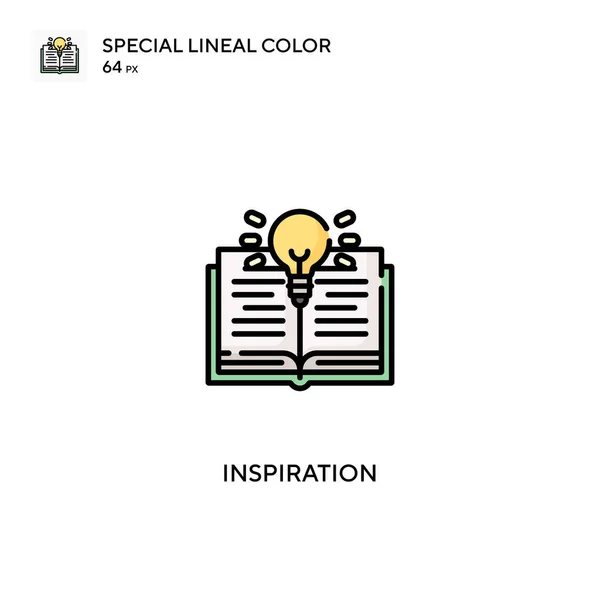 Вдохновляет Иконка Особый Цветовой Вектор Иконки Вдохновения Вашего Бизнес Проекта — стоковый вектор