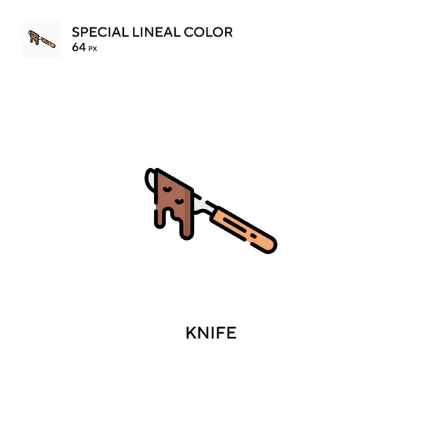 Kniv Special Linjal Färg Vektor Ikon Knivikoner För Ditt Affärsprojekt — Stock vektor