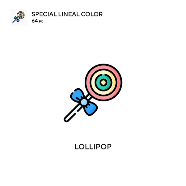 Lollipop Icono Especial Vector Color Lineal Iconos Piruleta Para Proyecto — Archivo Imágenes Vectoriales