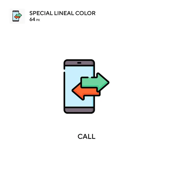 Call Special Lineal Color Vector Icon Call Icons Your Business — Stock Vector