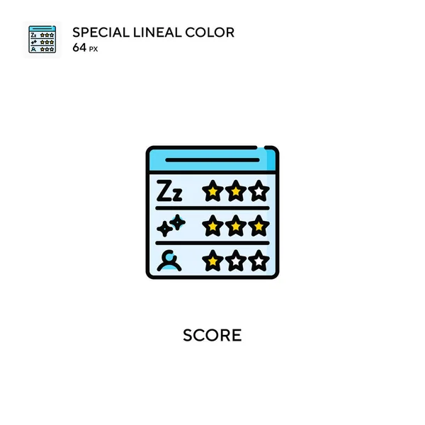 Score Spezielles Lineares Farbvektorsymbol Score Symbole Für Ihr Geschäftsprojekt — Stockvektor