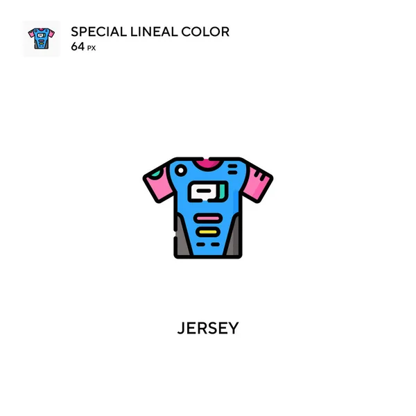 Jersey Especial Icono Vector Color Lineal Iconos Jersey Para Proyecto — Archivo Imágenes Vectoriales