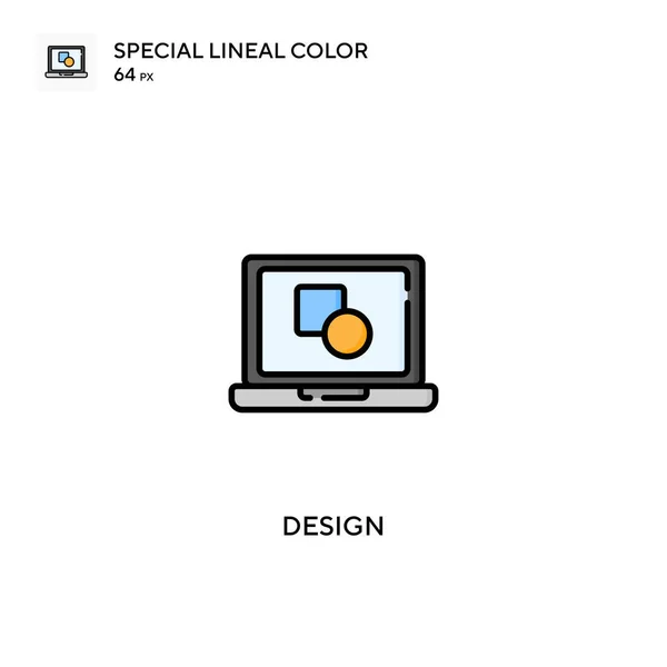 Design Speciális Lineáris Szín Vektor Ikon Tervezési Ikonok Üzleti Projektjéhez — Stock Vector