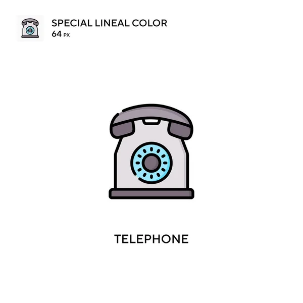 Teléfono Icono Especial Vector Color Lineal Iconos Telefónicos Para Proyecto — Archivo Imágenes Vectoriales