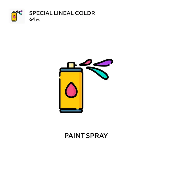 Spray Pintura Icono Vector Color Lineal Especial Iconos Pintura Aerosol — Archivo Imágenes Vectoriales