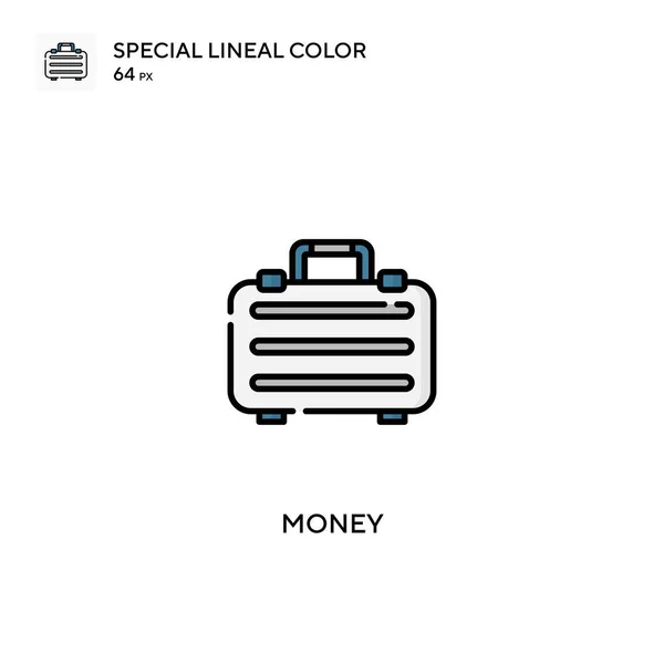 Dinero Icono Especial Vector Color Lineal Iconos Dinero Para Proyecto — Vector de stock