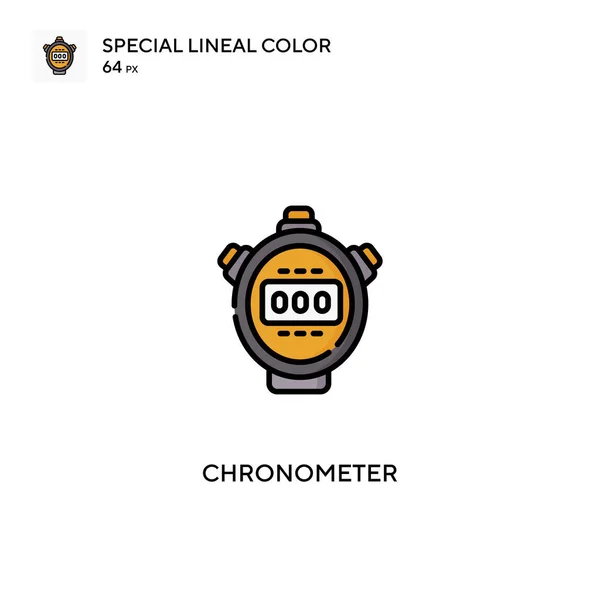 Chronometer Spezielles Lineares Farbvektorsymbol Chronometer Symbole Für Ihr Geschäftsprojekt — Stockvektor