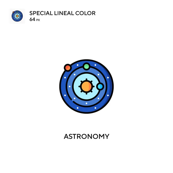 Astronomy Special Lineal Color Vector Icon Astronomy Icons Your Business — Stock Vector