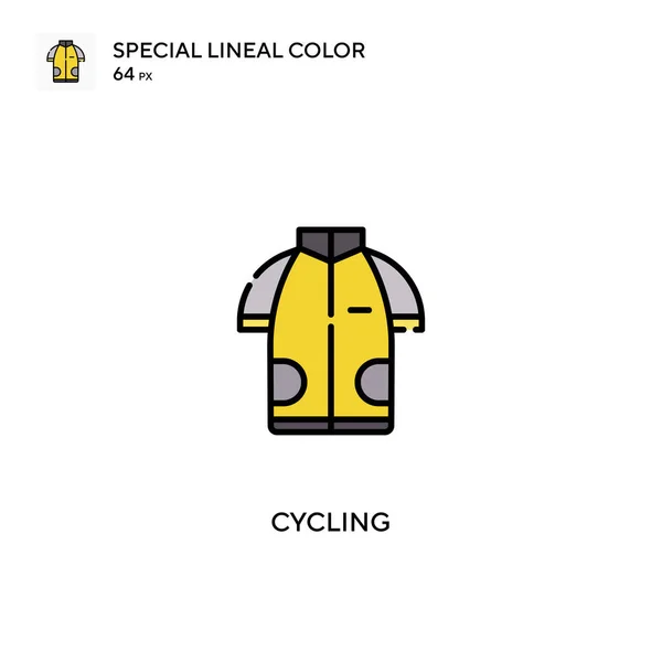 Cycling Special Lineal Color Vector Icon Cycling Icons Your Business — Stock Vector