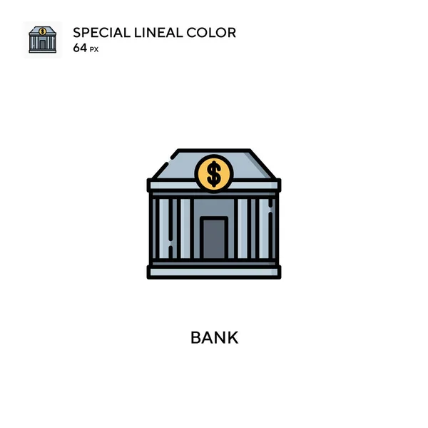Bankovní Ikony Speciální Lineální Barvy Bankovní Ikony Pro Váš Obchodní — Stockový vektor