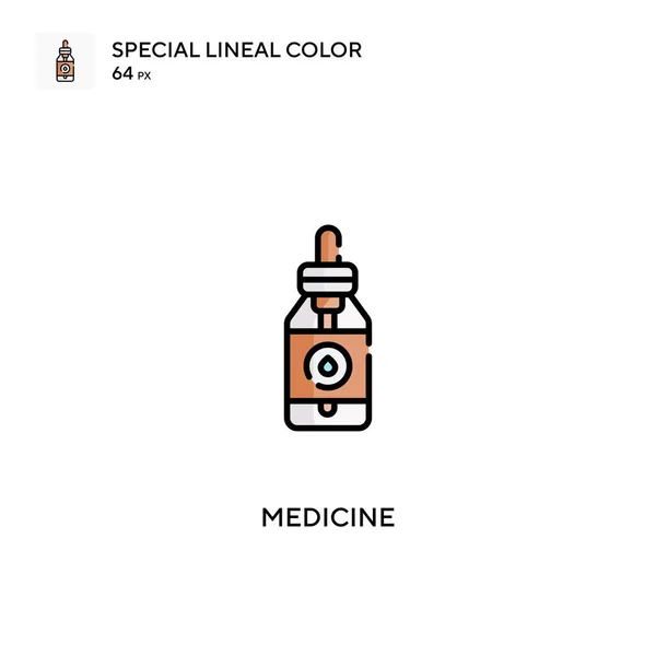 Medizin Spezielle Lineare Farbsymbole Medizin Symbole Für Ihr Geschäftsprojekt — Stockvektor