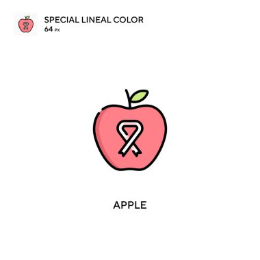 Apple Özel Satır renk simgesi. İş projeniz için simgeler