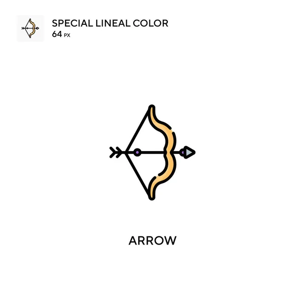 Flecha Iconos Color Lineal Especial Icon Arrow Para Proyecto Negocio — Archivo Imágenes Vectoriales