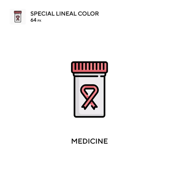 Medicine Special Lineal Color Icon Medicine Icons Your Business Project — Stock Vector