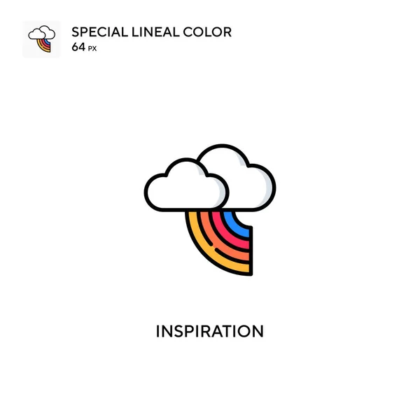 Inspiracja Specjalna Ikona Kolorów Liniowych Ikony Inspiracji Dla Twojego Projektu — Wektor stockowy