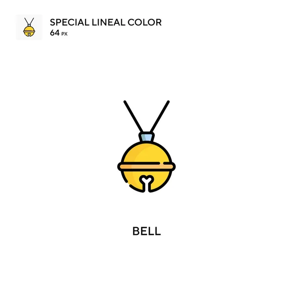 Bell Special Піктограма Лінійного Кольору Піктограми Дзвінка Вашого Бізнес Проекту — стоковий вектор