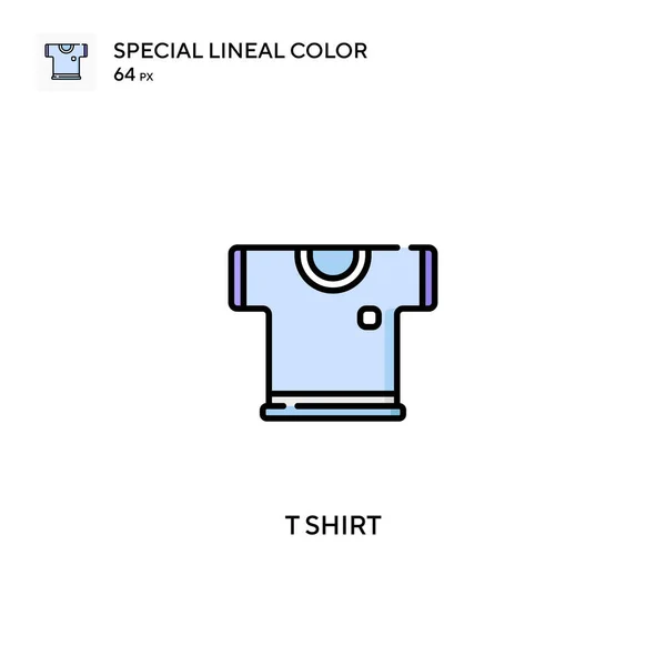 Camiseta Iconos Camisetas Colores Lineales Especiales Para Proyecto Empresarial — Archivo Imágenes Vectoriales