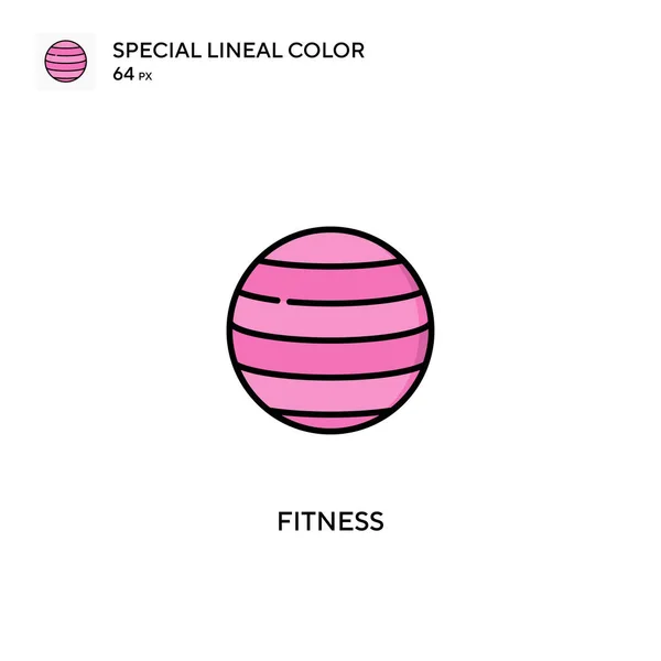 Fitness Special Lineal Color Icon Fitness Icons Your Business Project — Stock Vector